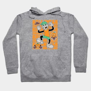 Teenage Frankenstein Halloween Trick or Treating Hoodie